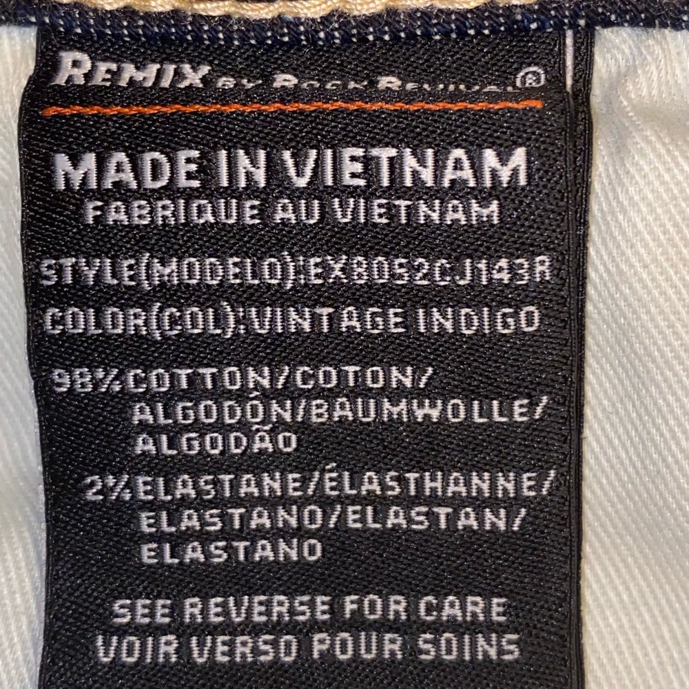 NWT REMIX by ROCK REVIVAL STRAIGHT LEG JEANS - Picture 8 of 8